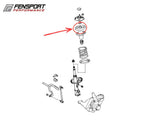 Shock Absorber - Front  - Upper Spring Seat - Genuine - Celica ZZT23#