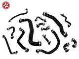 Radiator Coolant Silicone Hose Kit - Stoney Racing - Celica ST205 - Black