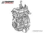 Partial Engine - Long Block Assembly - GR Yaris G16E-GTS