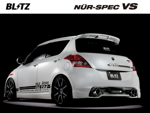 Blitz Nur Spec VS Exhaust System - 1 Piece - 62099 - Swift Sport ZC32S