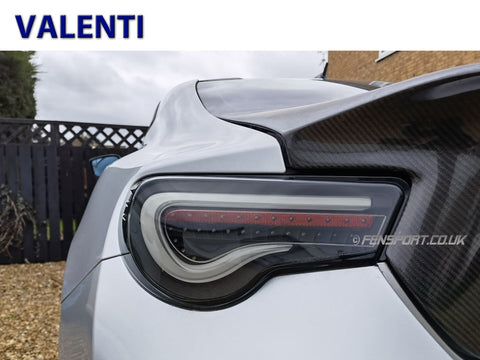Valenti - LED Tail Lights - V2 Sequential - Light Smoke - GT86 & BRZ - fitted