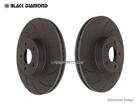 Brake Discs - Rear -  12 Groove Rear Discs - 269mm - Yaris 1.0, 1.3, 1.4D & 1.5 T Sport