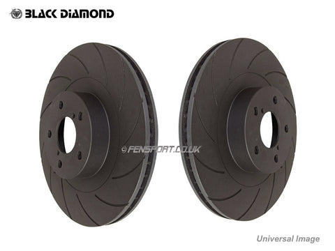 Brake Discs - Front - 12 Groove - 247mm - Aygo 1.0 & 1.4D