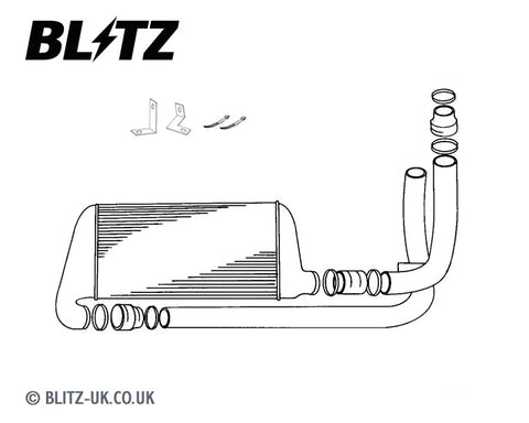 Blitz Standard Edition Intercooler - 23100 - Skyline Skyline GTS R33 & GTT R34