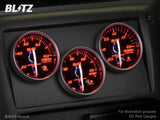 Blitz Racing Meter Panel - Black + Temp, Temp & Pressure Red SD Gauges - GT86 & BRZ
